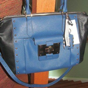 Joy Gryson Leather Color Block Handbag
